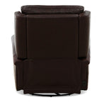Eddystone Leather Power Swivel Glider Recliner with ZeroGravity - Reclining