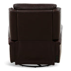 Eddystone Leather Power Swivel Glider Recliner with ZeroGravity - Reclining