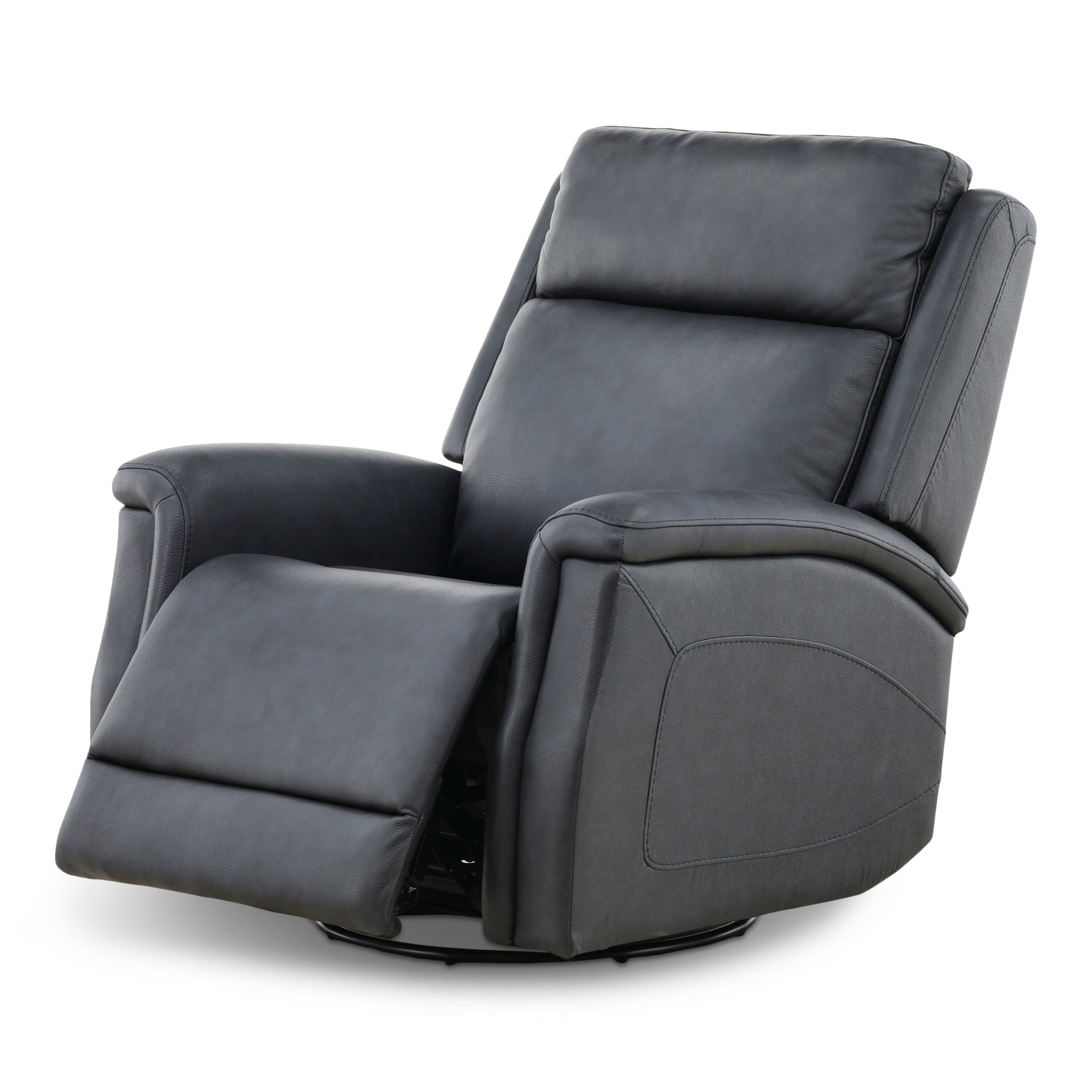Eddystone Leather Power Swivel Glider - Decor