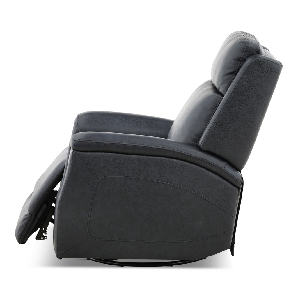 Eddystone Leather Power Swivel Glider - Decor