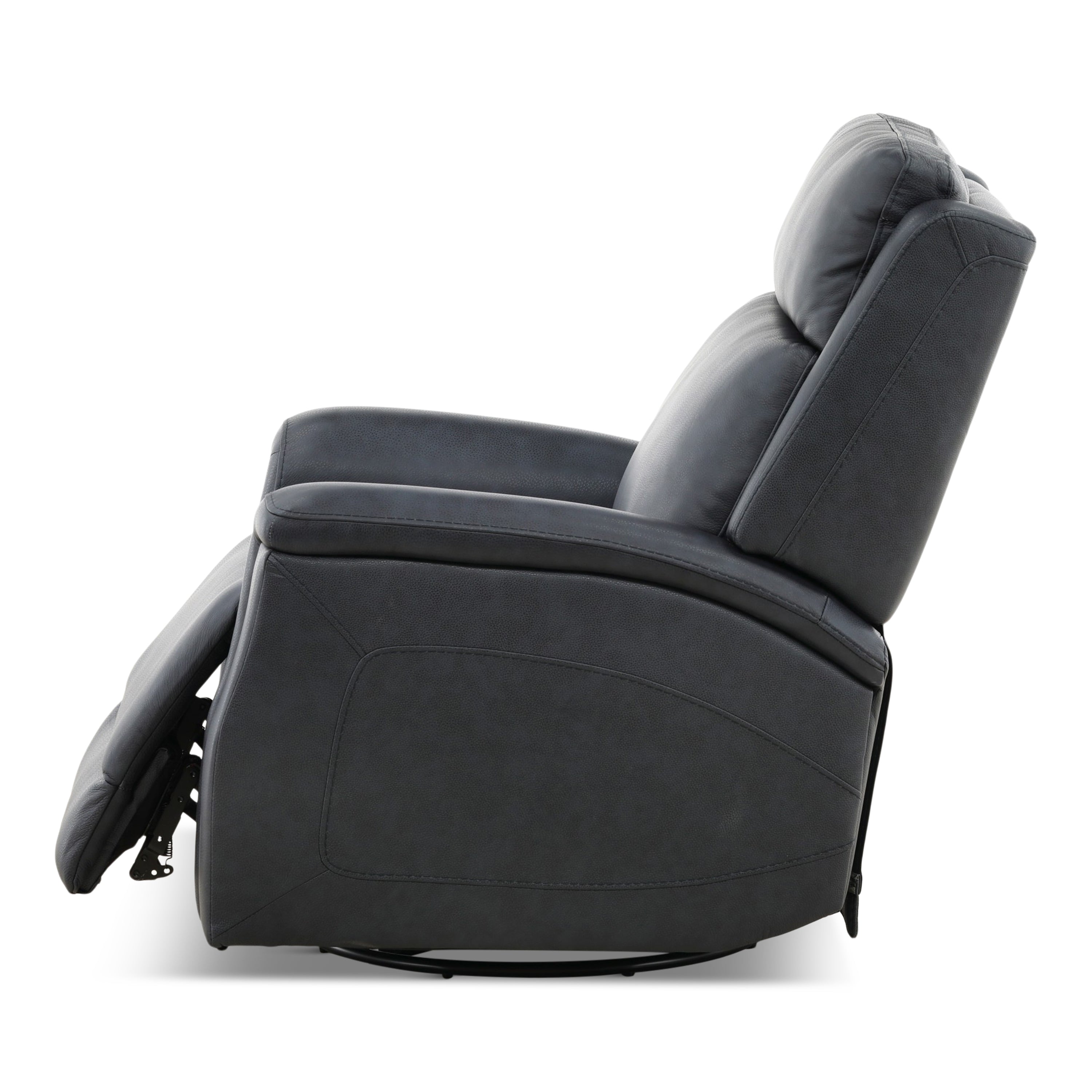 Eddystone Leather Power Swivel Glider - Decor