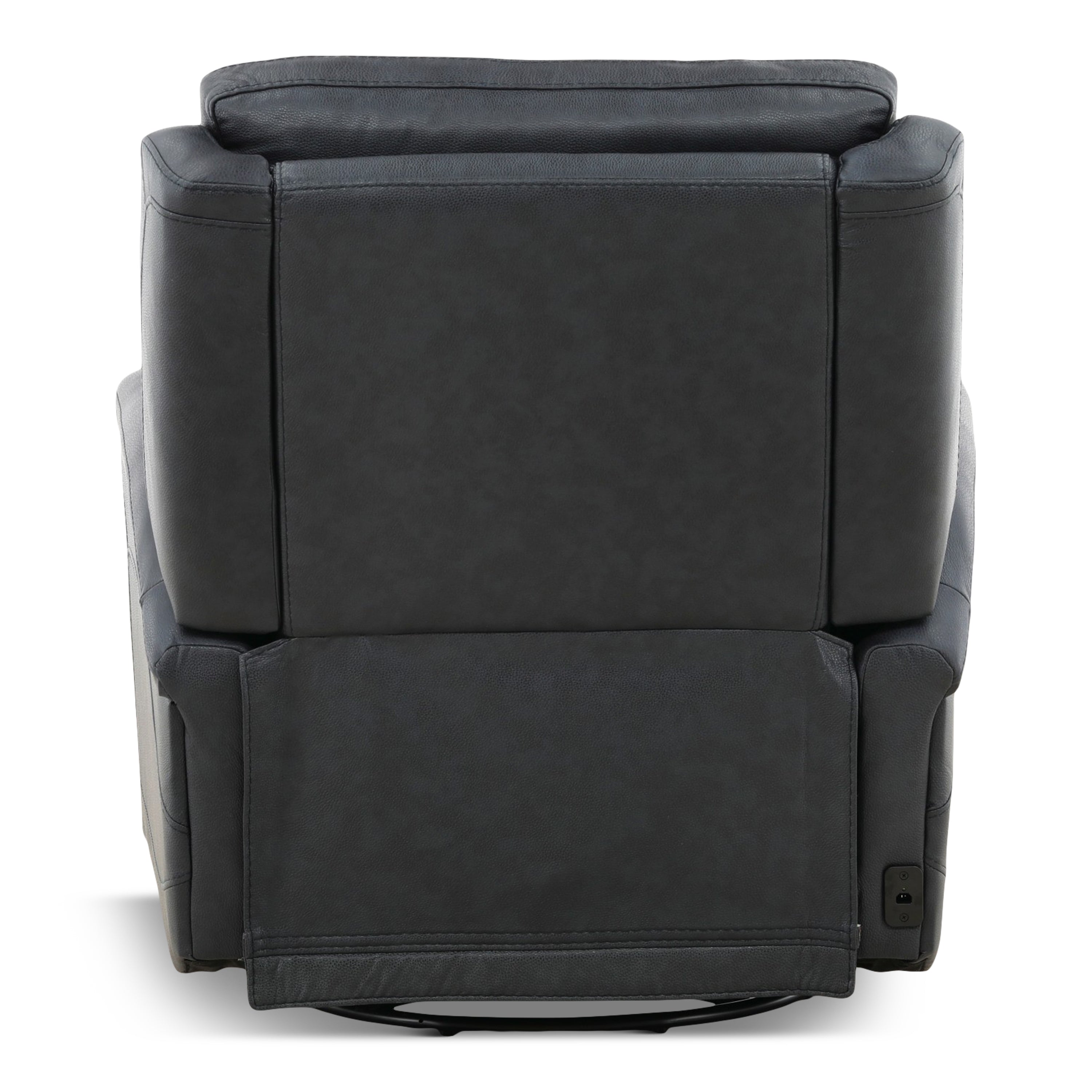 Eddystone Leather Power Swivel Glider - Decor