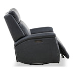 Eddystone Leather Power Swivel Glider - Decor