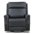 Eddystone Leather Power Swivel Glider - Decor