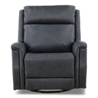 Eddystone Leather Power Swivel Glider - Decor