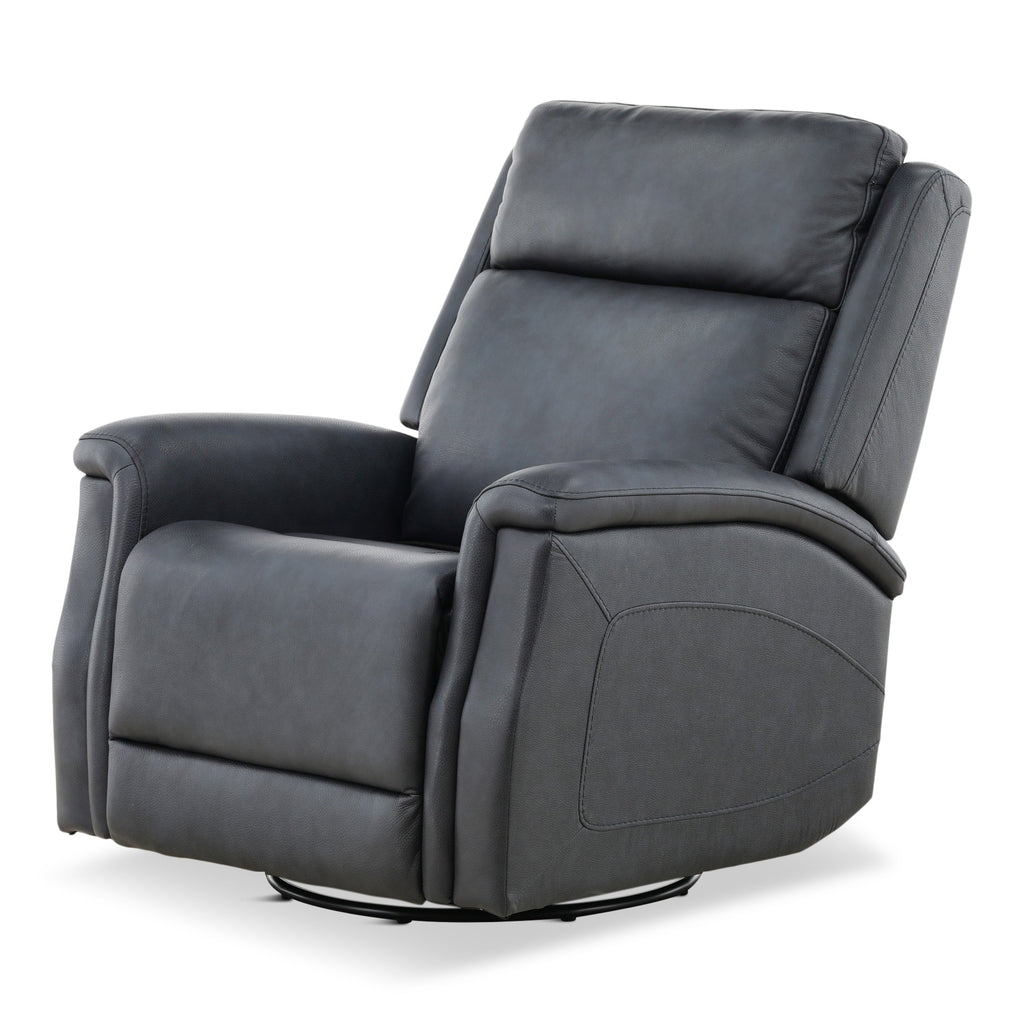Eddystone Leather Power Swivel Glider - Decor