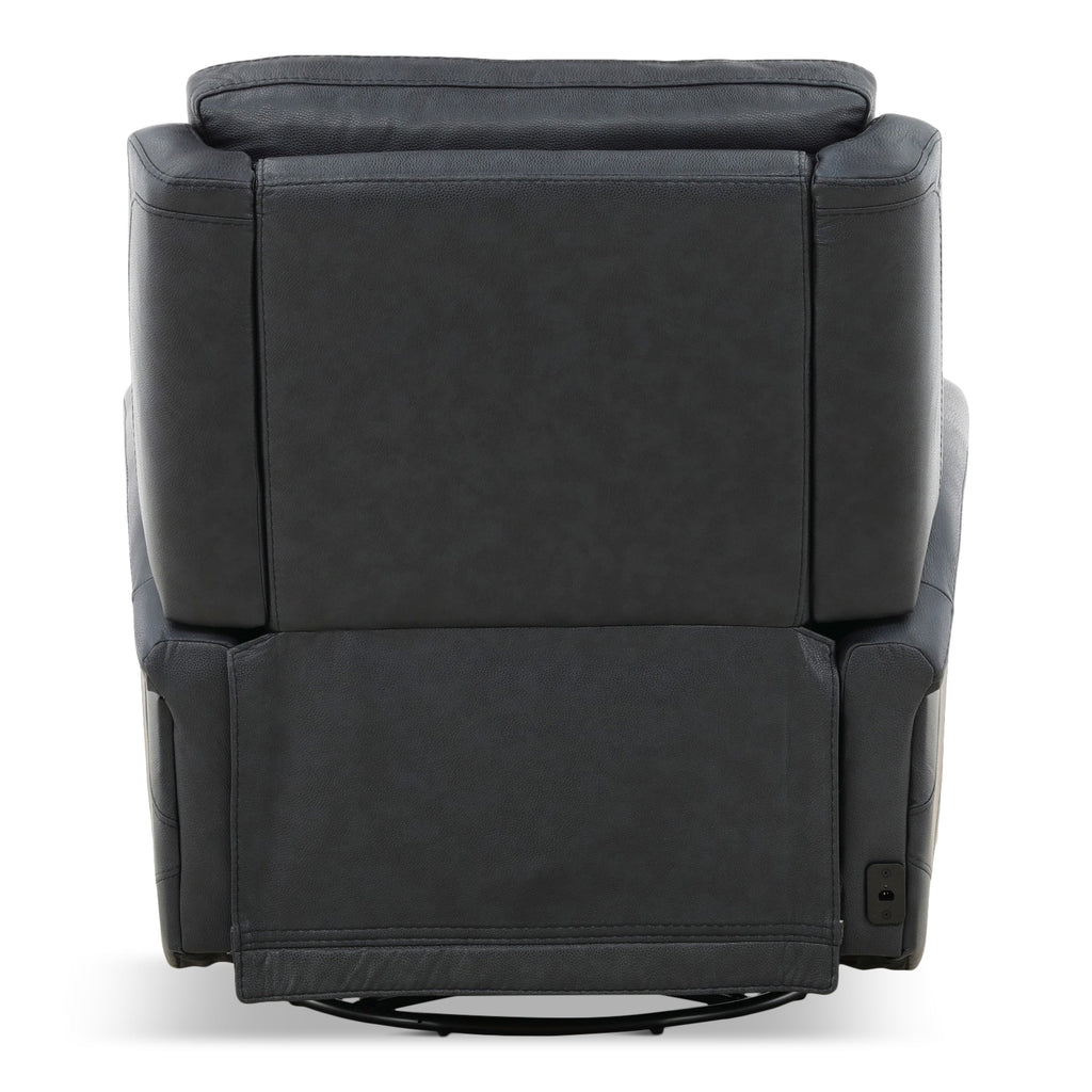 Eddystone Leather Power Swivel Glider - Decor