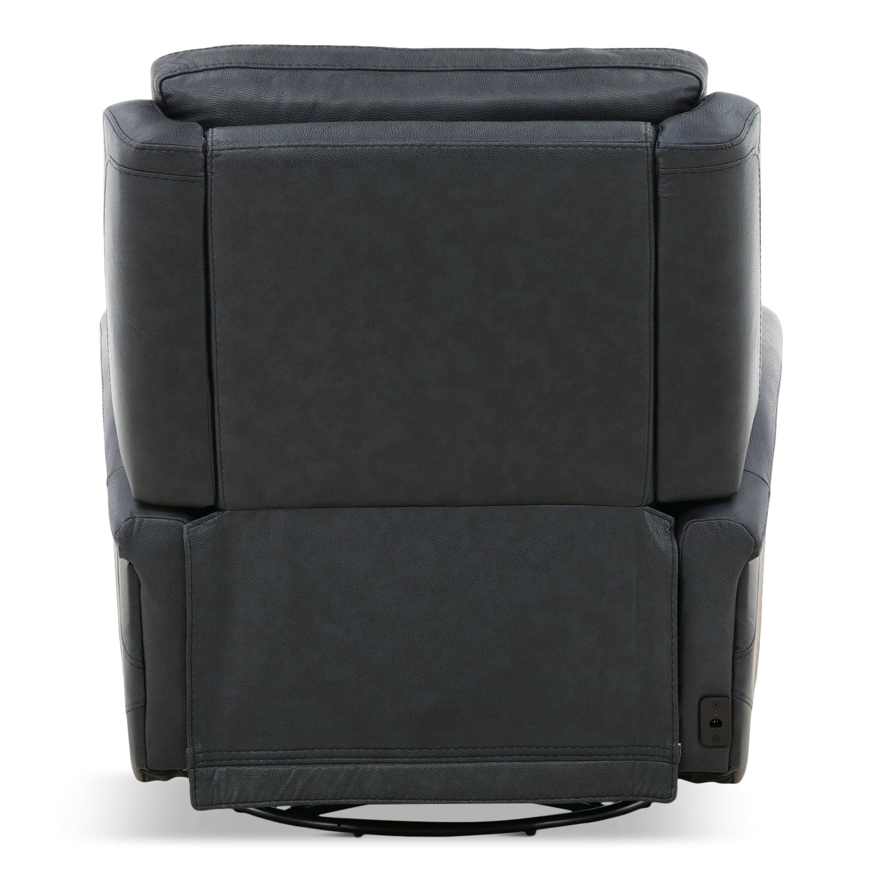 Eddystone Leather Power Swivel Glider - Decor