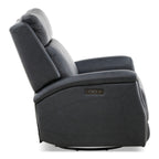 Eddystone Leather Power Swivel Glider - Decor