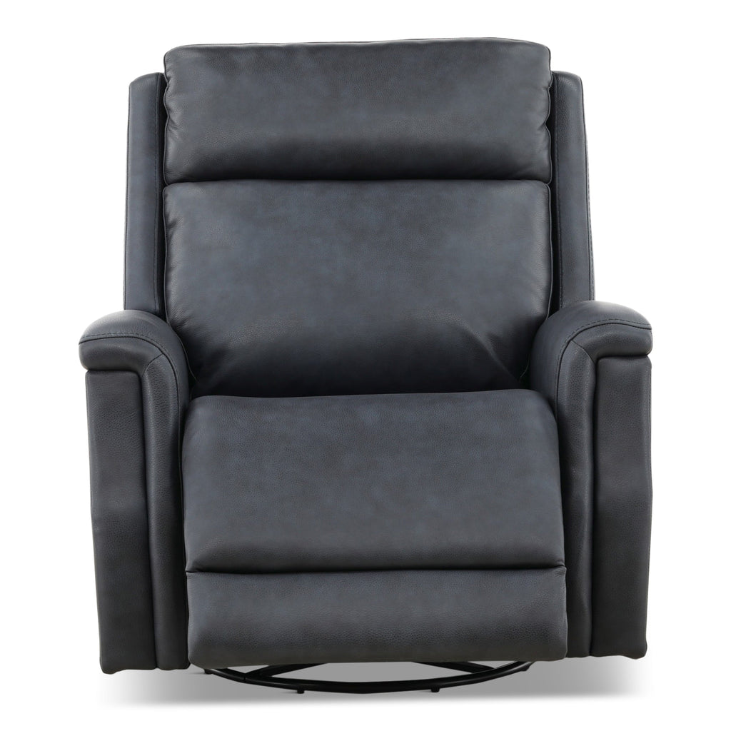 Eddystone Leather Power Swivel Glider - Decor