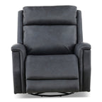 Eddystone Leather Power Swivel Glider - Decor