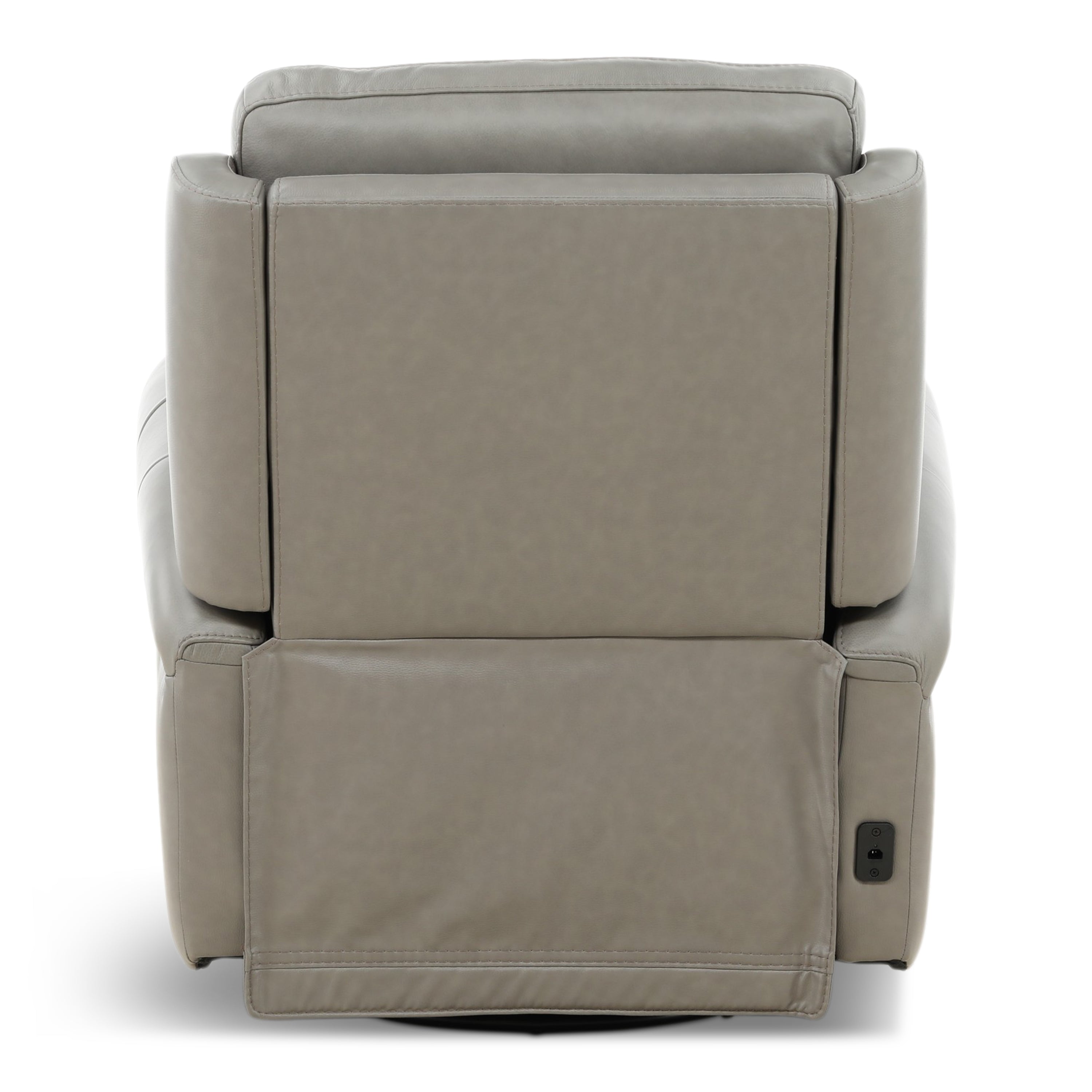 Fairview Leather Power Swivel Glider - Decor