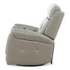 Fairview Leather Power Swivel Glider - Decor