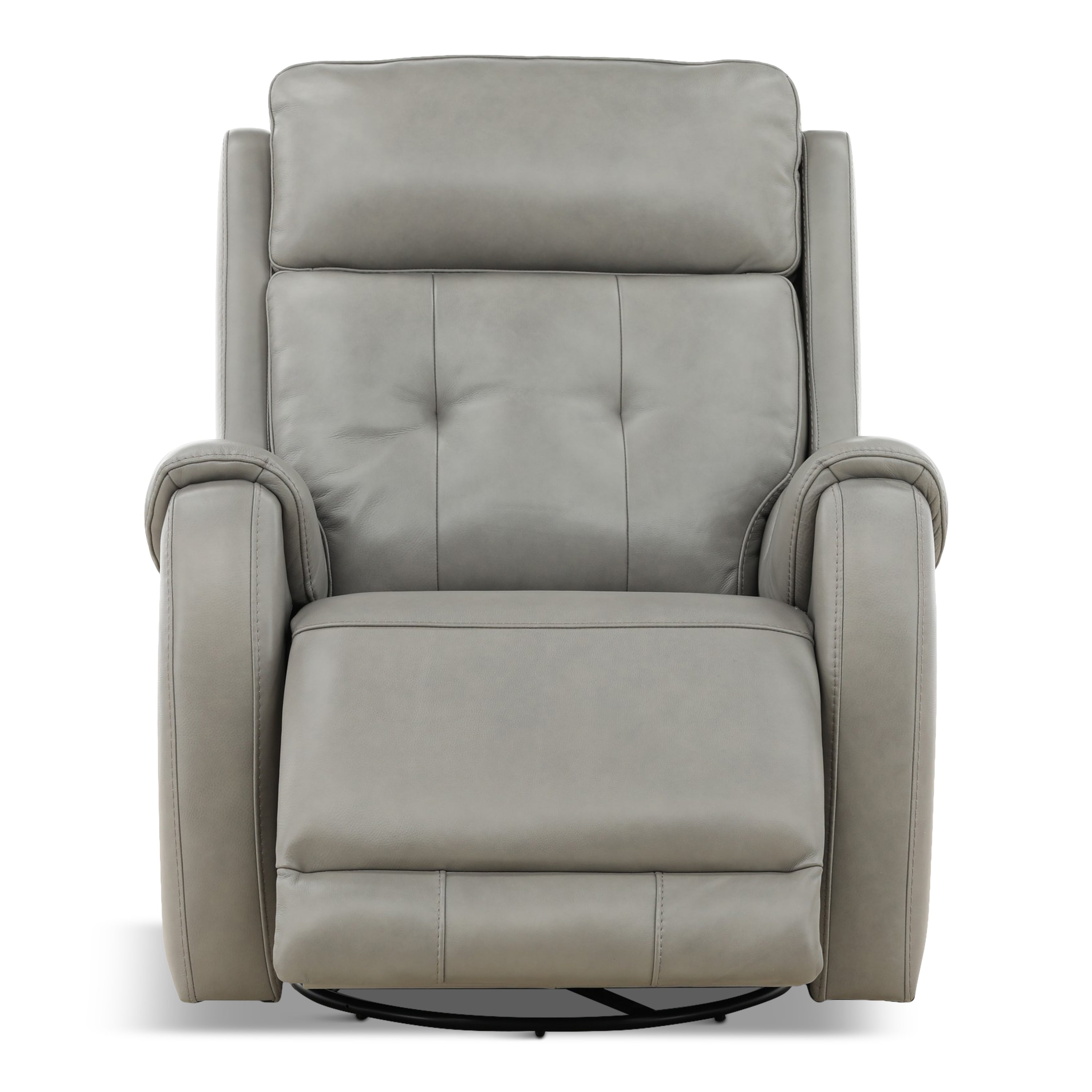 Fairview Leather Power Swivel Glider - Decor