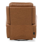 Fairview Leather Power Swivel Glider - Decor