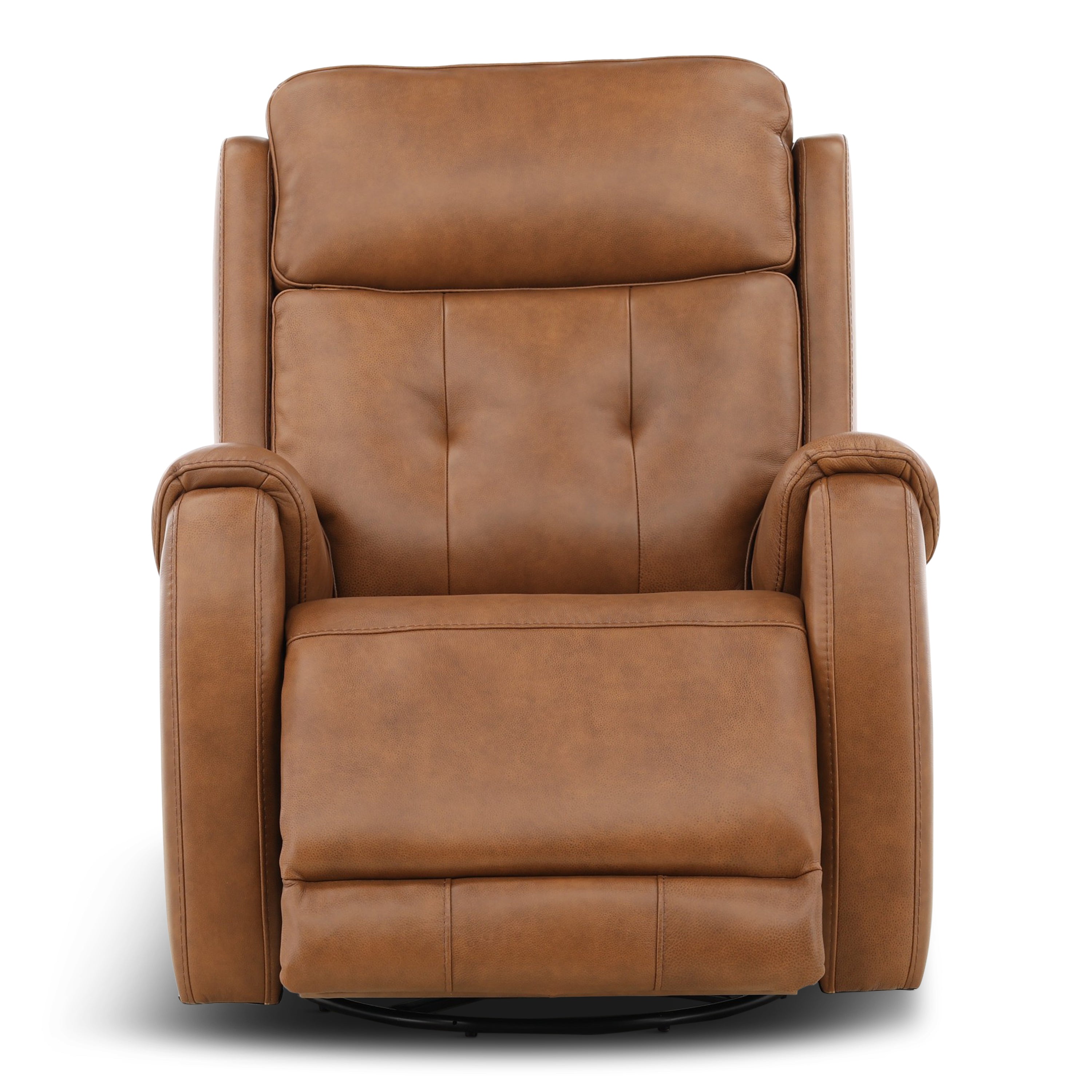 Fairview Leather Power Swivel Glider - Decor