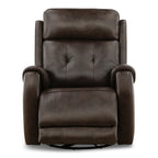 Fairview Leather Power Swivel Glider - Decor