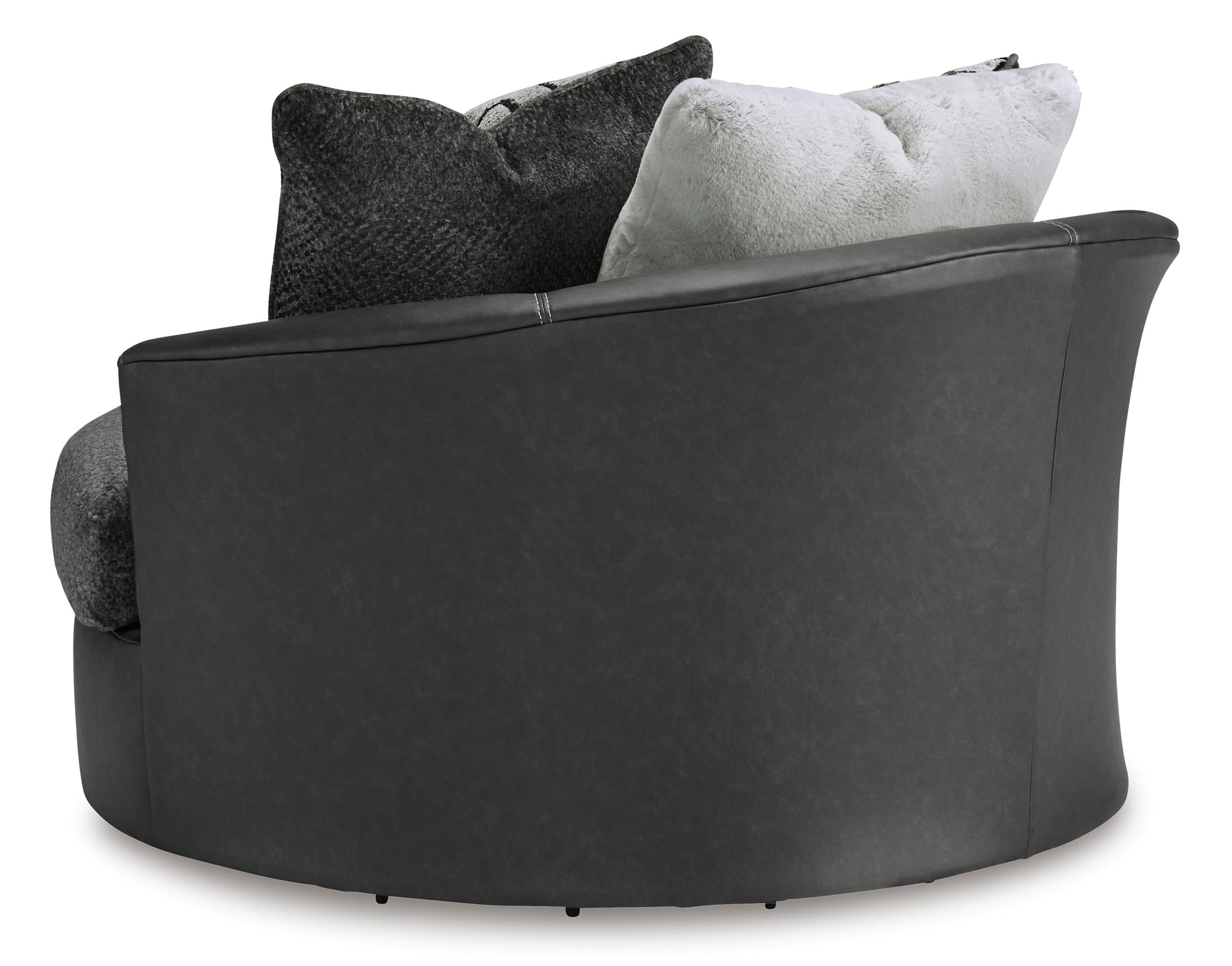 Brixley Pier Oversized Swivel Accent Chair - Fabric