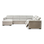 Tuscany 6-Piece Power Reclining Sleeper Sectional with Chaise