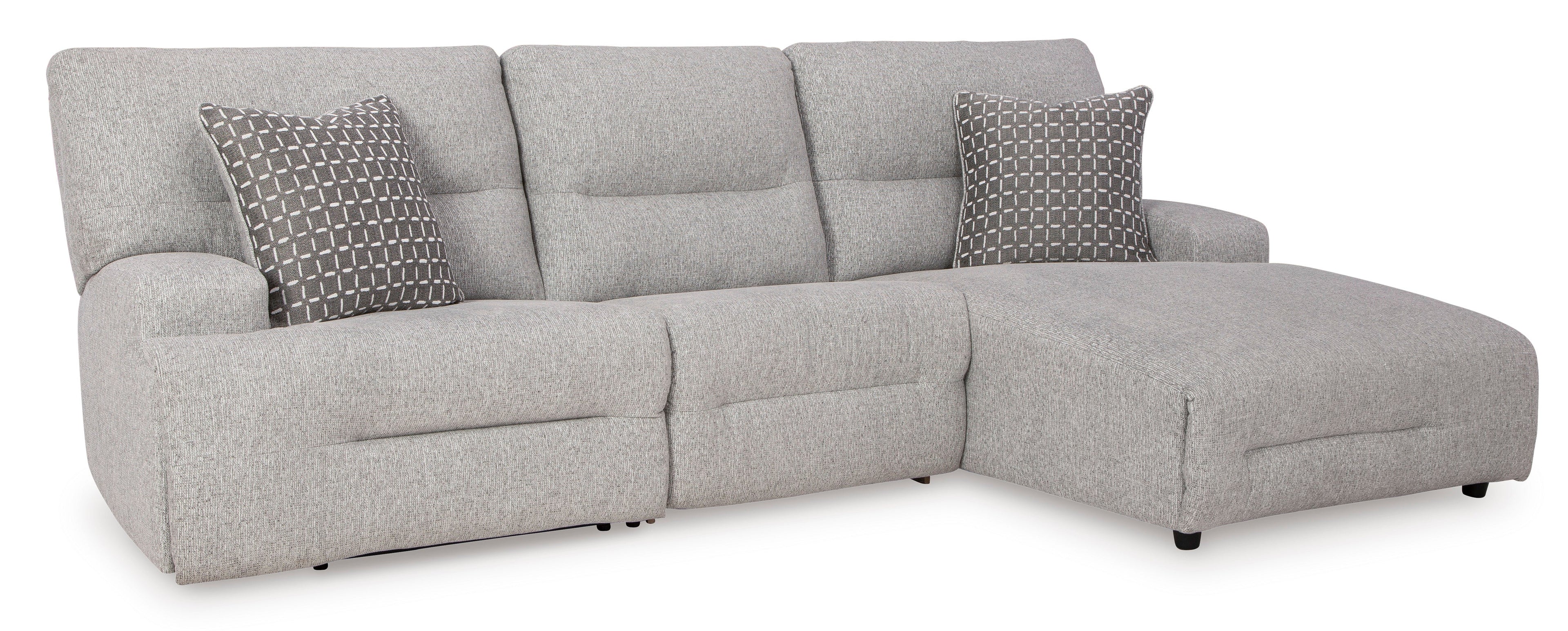 Acklen Place 3-Piece Right-Facing Power Reclining Sectional - Set