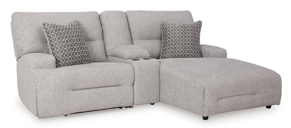 Acklen Place Right Facing 3-Piece Power Reclining Sectional Sofa with Chaise - Set