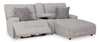 Acklen Place Right Facing 3-Piece Power Reclining Sectional Sofa with Chaise - Set