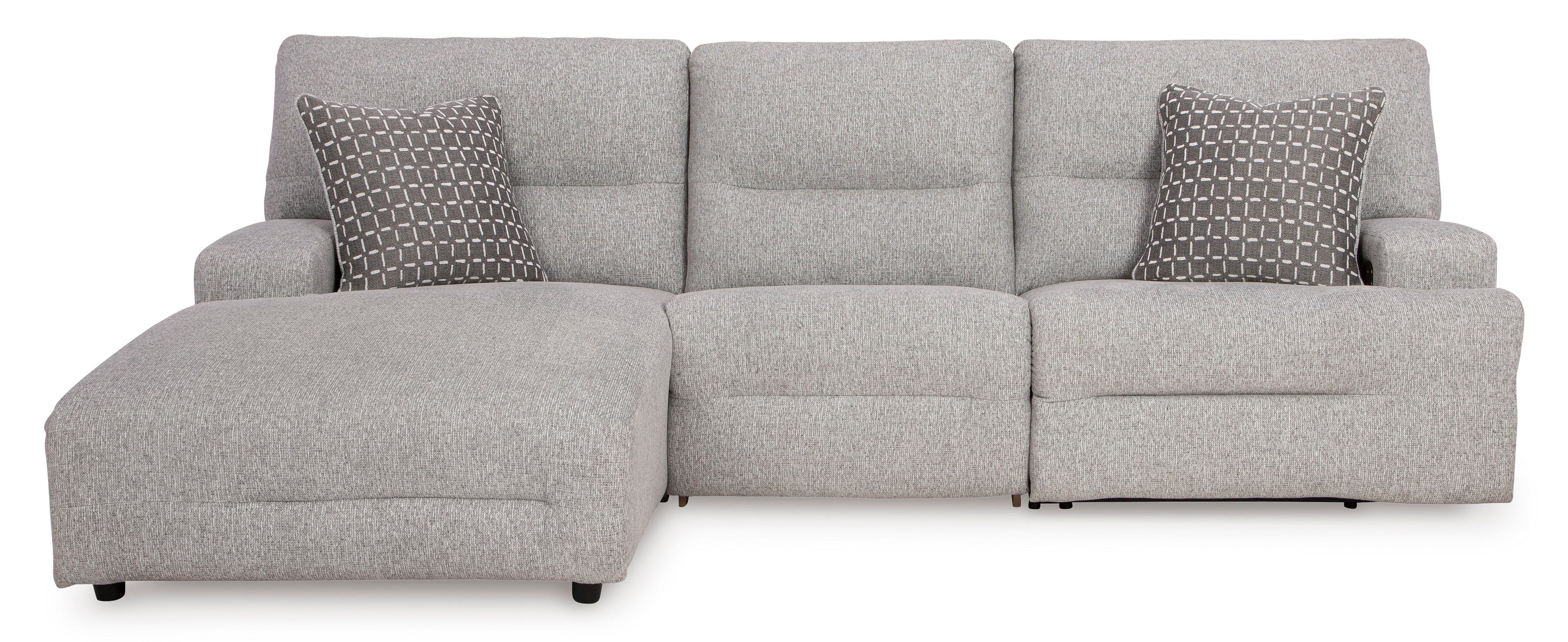 Acklen Place 3-Piece Left-Facing Power Reclining Sectional - Set