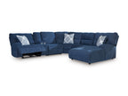 Acklen Place Right-Facing 6-Piece Power Reclining Sectional with Chaise - Set
