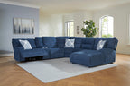 Acklen Place Right-Facing 6-Piece Power Reclining Sectional with Chaise - Set