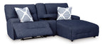 Acklen Place Right Facing 3-Piece Power Reclining Sectional Sofa with Chaise - Set