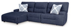 Acklen Place 3-Piece Left-Facing Power Reclining Sectional - Set