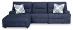 Acklen Place 3-Piece Left-Facing Power Reclining Sectional - Set