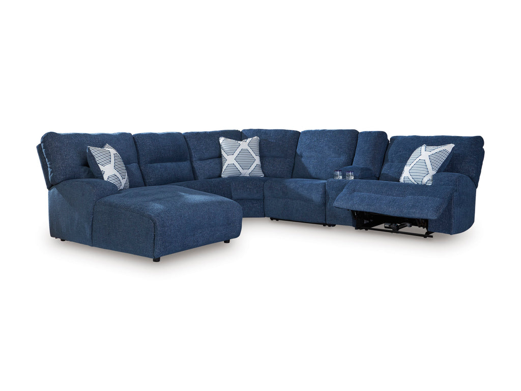 Acklen Place Left-Facing 6-Piece Power Reclining Sectional with Chaise - Set