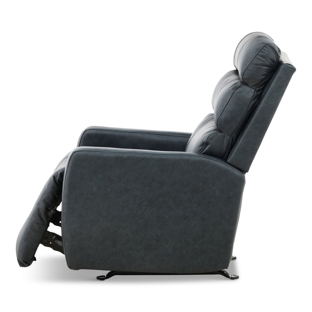 Harrington Leather Power Rocker Recliner - Reclining