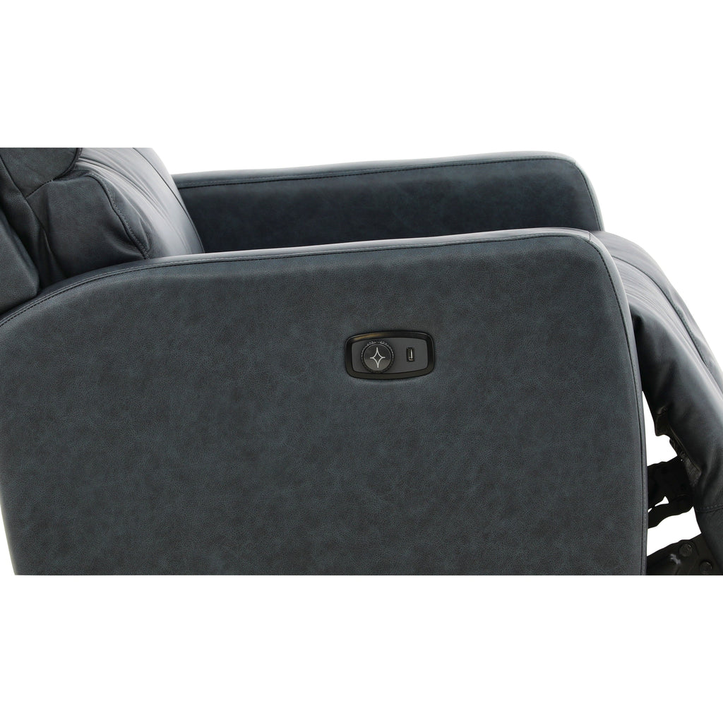 Harrington Leather Power Rocker Recliner - Reclining