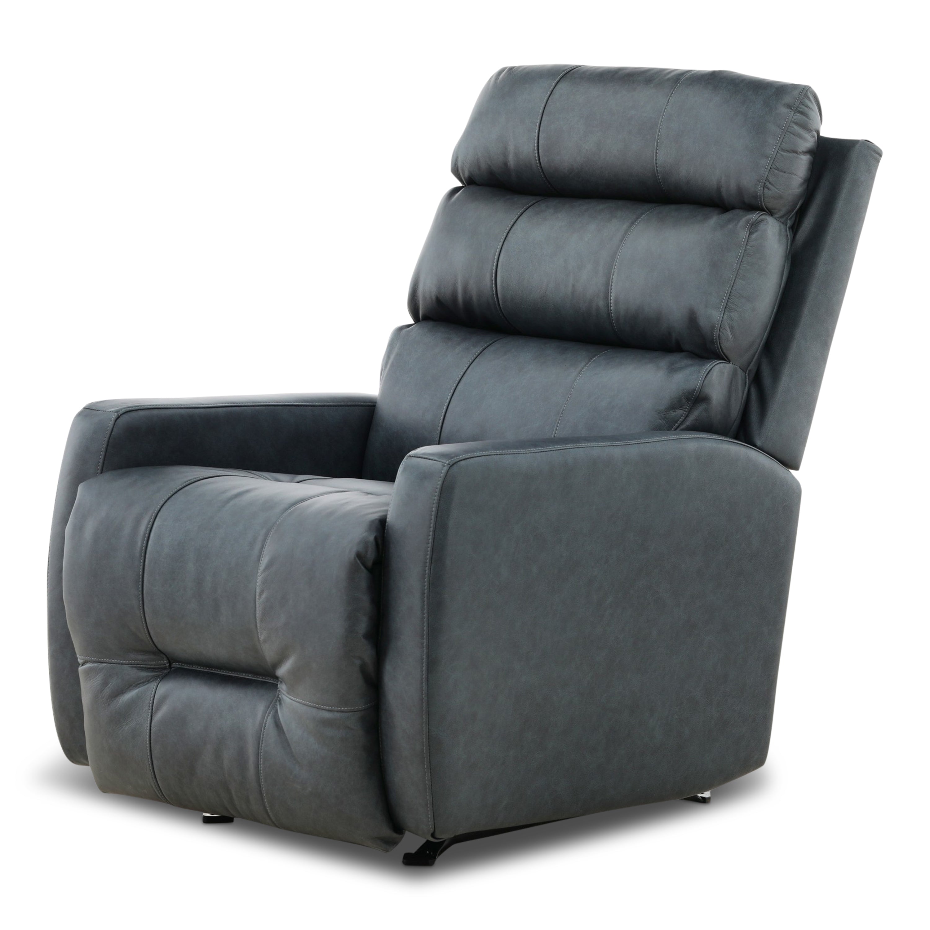 Harrington Leather Power Rocker Recliner - Reclining