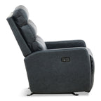 Harrington Leather Power Rocker Recliner - Reclining