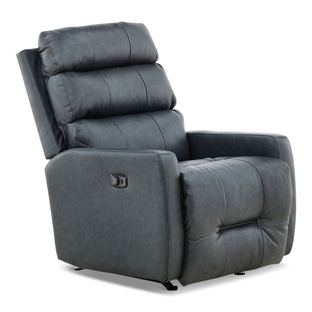 Harrington Leather Power Rocker Recliner - Reclining
