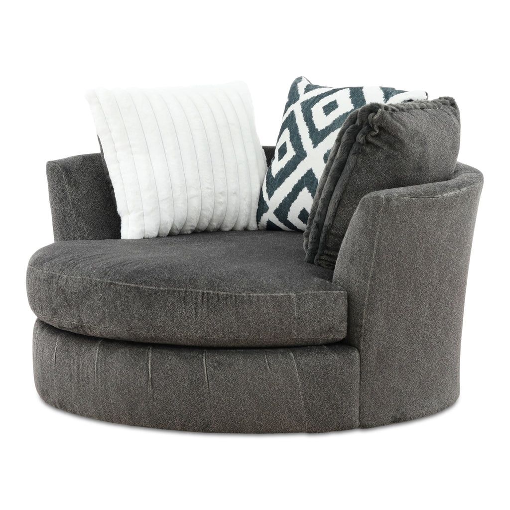 Avelina Swivel Chair - Fabric