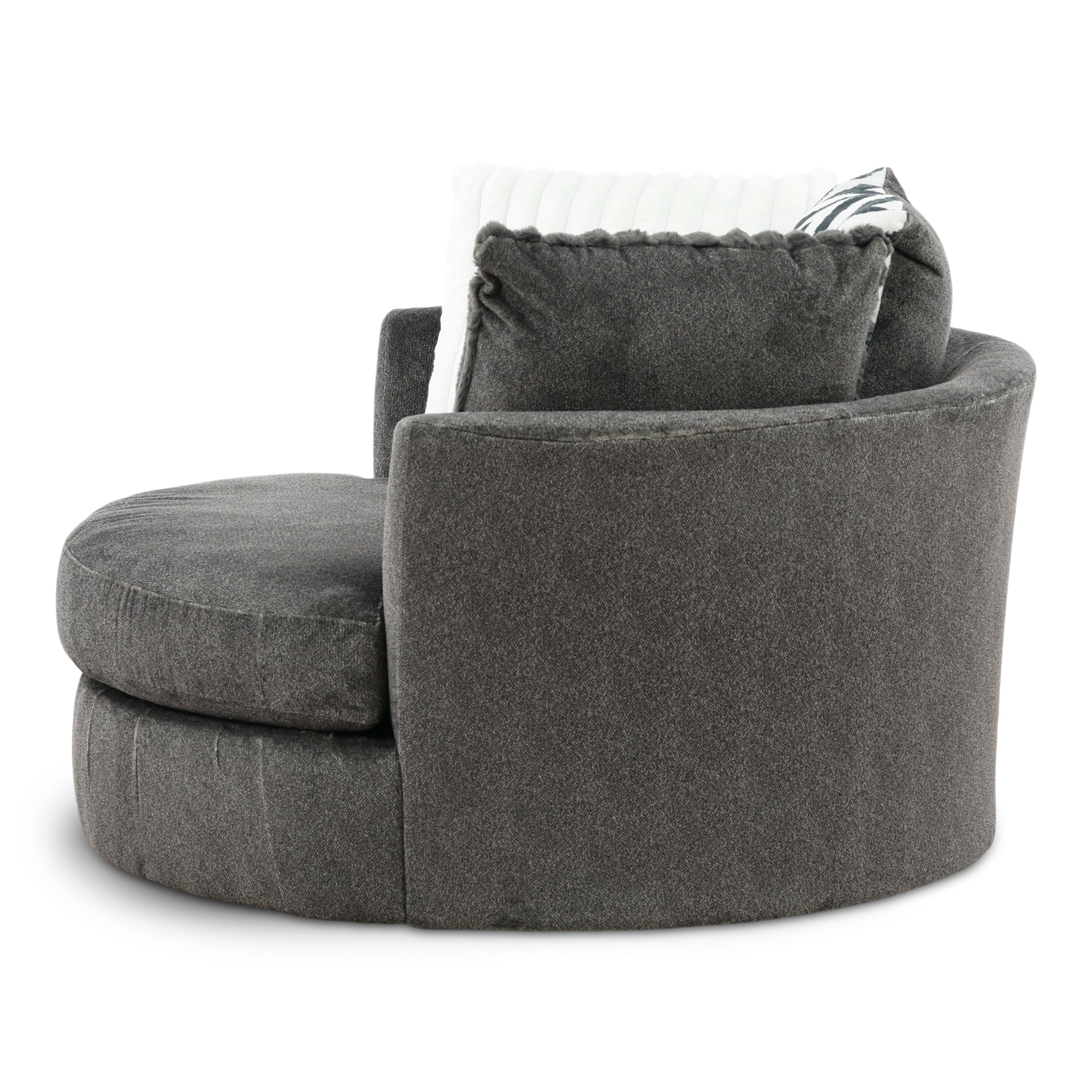 Avelina Swivel Chair - Fabric