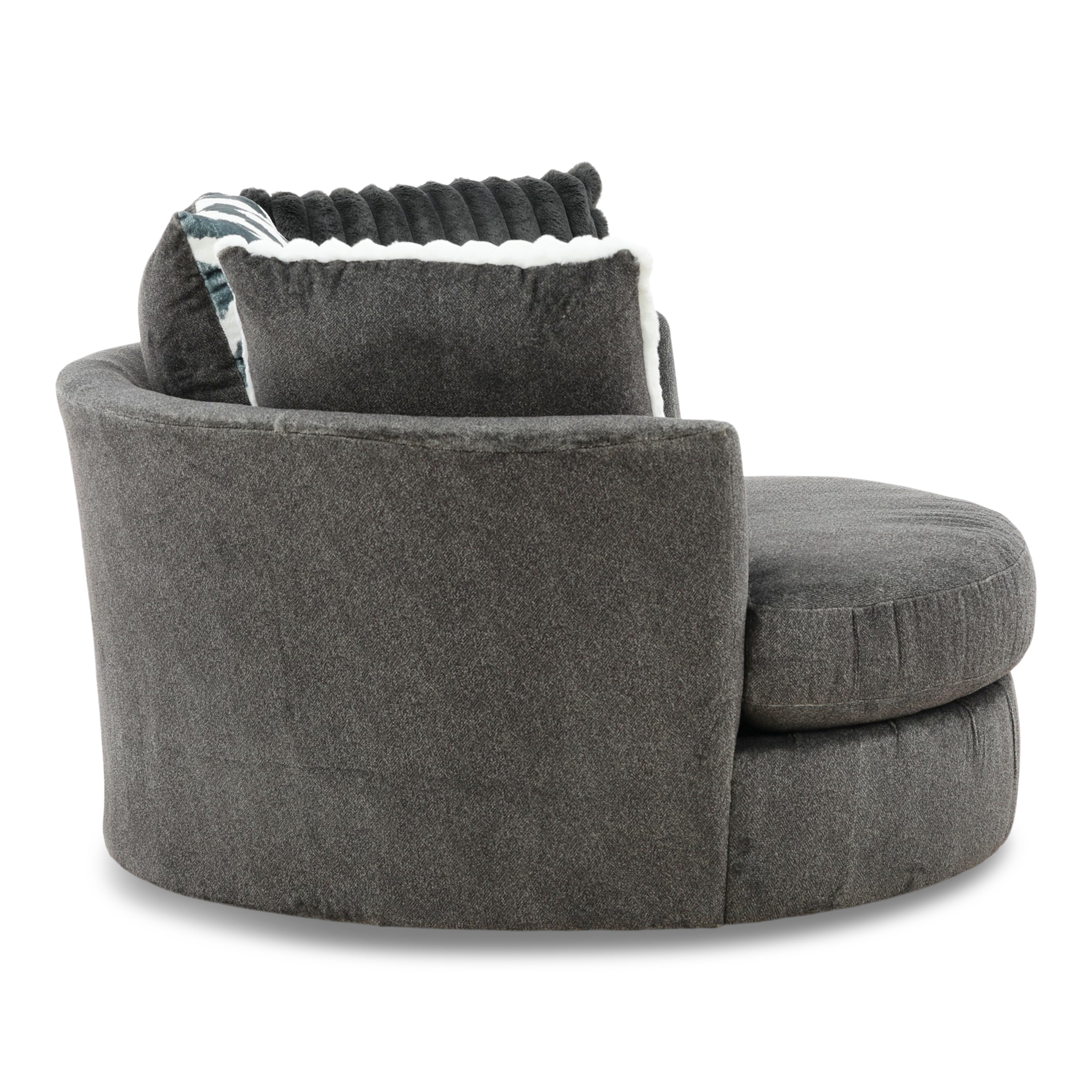 Avelina Swivel Chair - Fabric