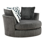 Avelina Swivel Chair - Fabric