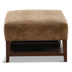 Hastings Large Ottoman with Tray - Fabric