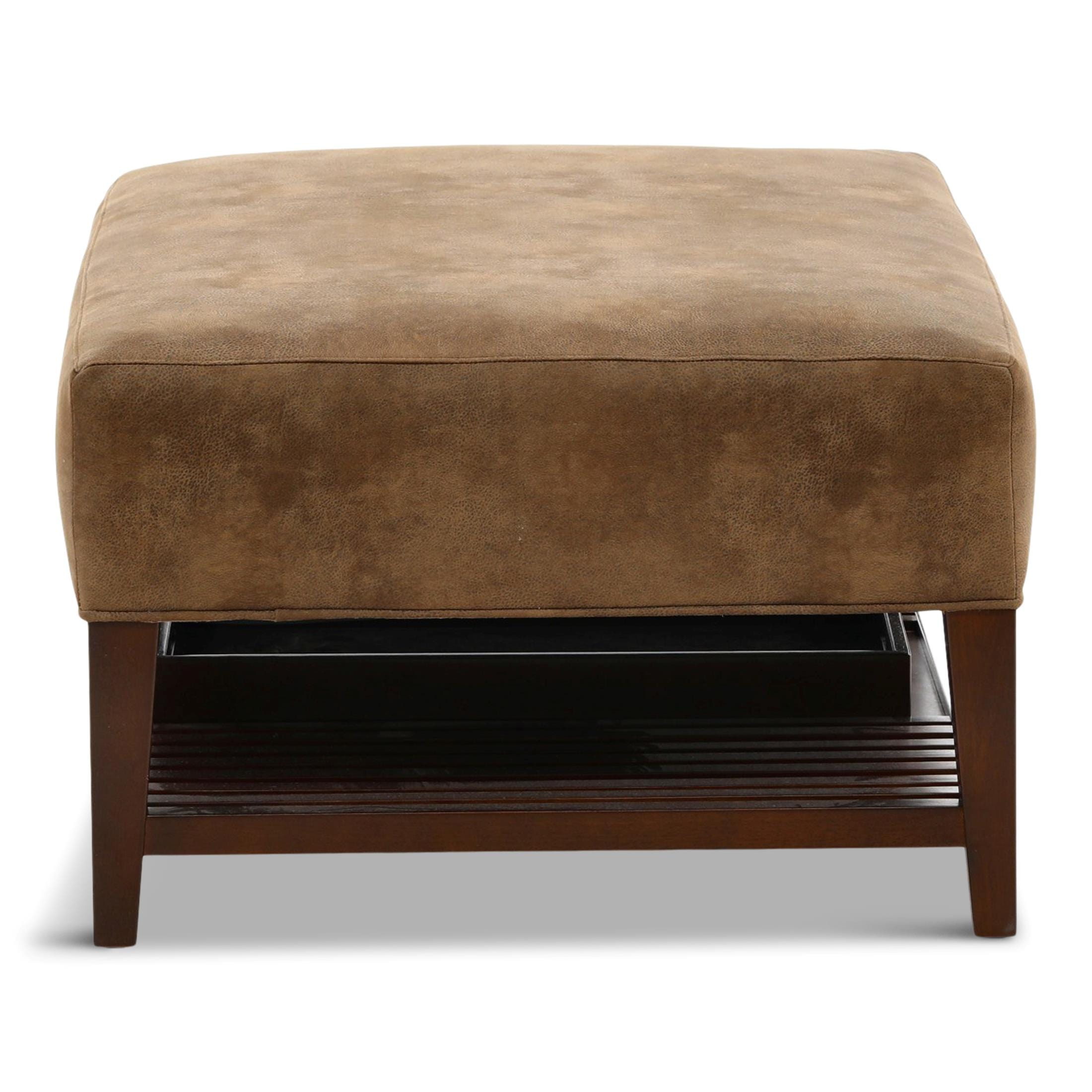 Hastings Large Ottoman with Tray - Fabric