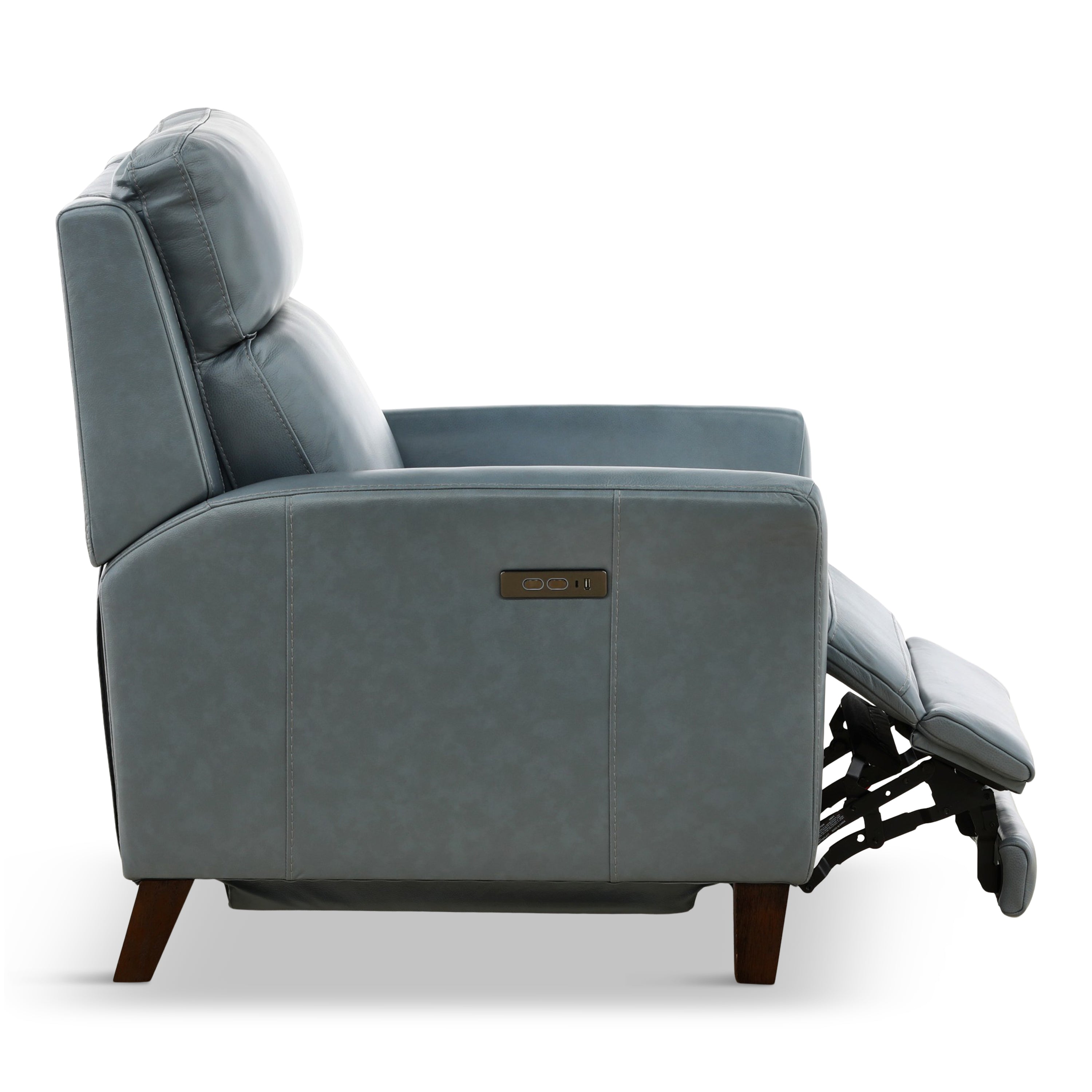 Gibson Leather Power Hi-Leg ZeroGravity Recliner - Reclining