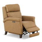 Doersten Leather Power Hi-Leg Zero Gravity Recliner - Reclining