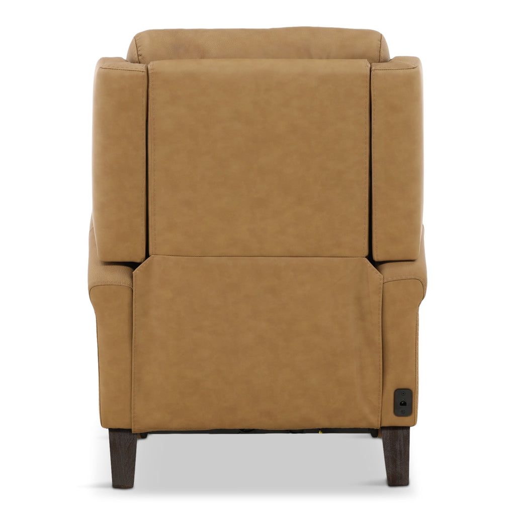 Doersten Leather Power Hi-Leg Zero Gravity Recliner - Reclining