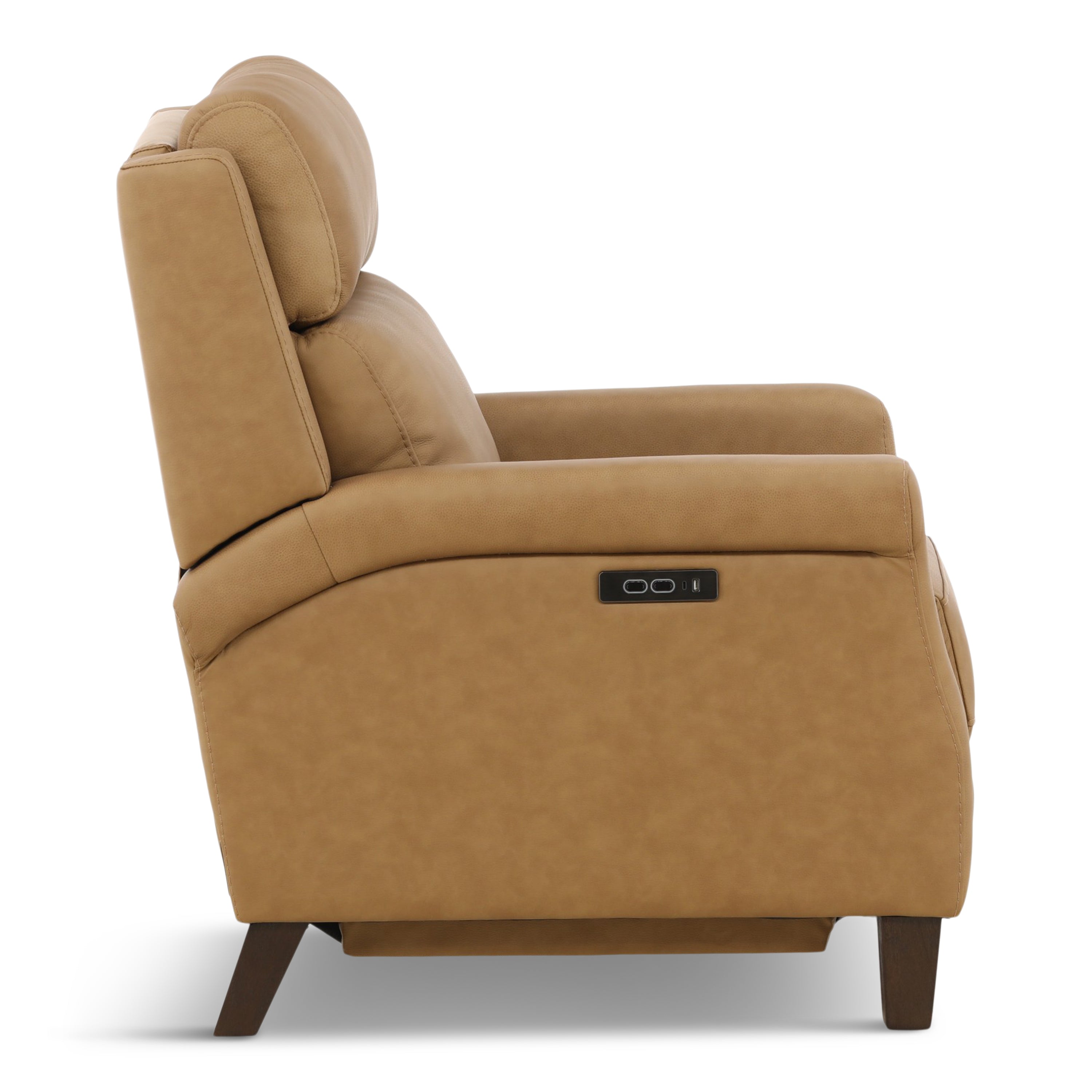 Doersten Leather Power Hi-Leg Zero Gravity Recliner - Reclining