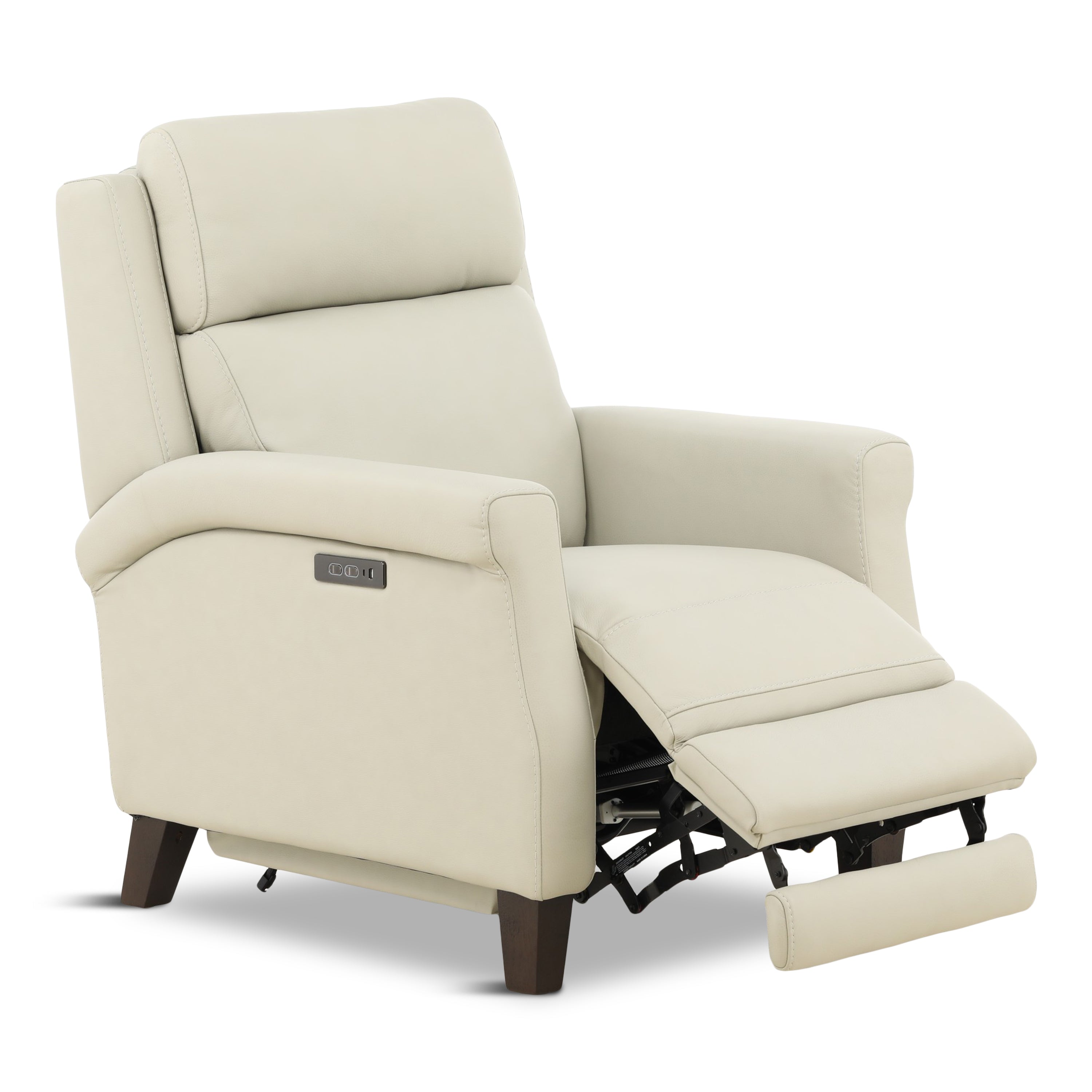 Doersten Leather Power Hi-Leg Zero Gravity Recliner - Reclining