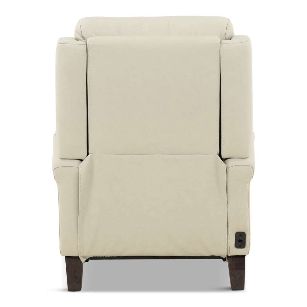 Doersten Leather Power Hi-Leg Zero Gravity Recliner - Reclining